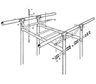 Sears 786720612 frame assembly diagram