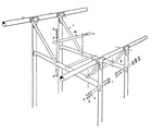 Sears 786720431 frame assembly diagram
