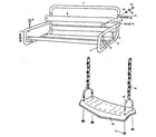 Sears 72035 garden and play swing assembly diagram