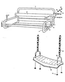 Garden and play swing assembly