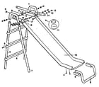 Sears 72035 slide assembly diagram