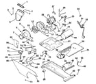Kenmore 41799465810 dryer, motor, blower, belt diagram