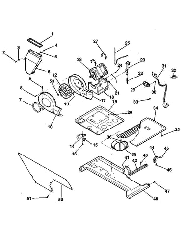 Dryer-motor, blower, belt