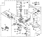 Kenmore 1107017800 burner assembly diagram