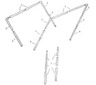 Sears 77274 frame assembly diagram