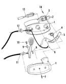 Drive/speed control cable w/key switch