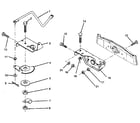 Craftsman 917256240 sector gear/axle support diagram