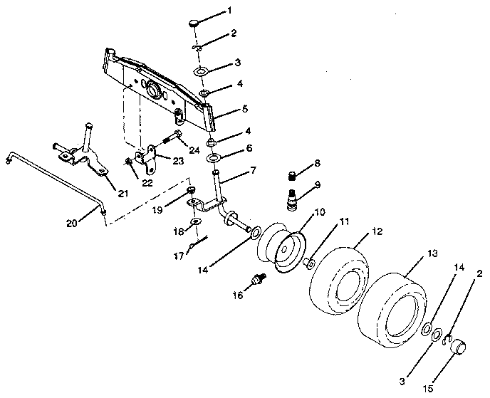Front axle