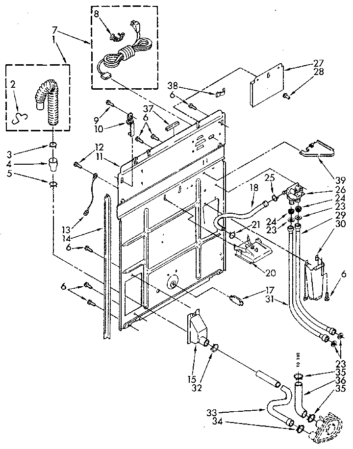 Rear panel