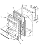 Refrigerator door