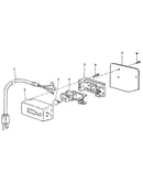 Figure 4 - on/off power outlet 60382 & mounting bracket
