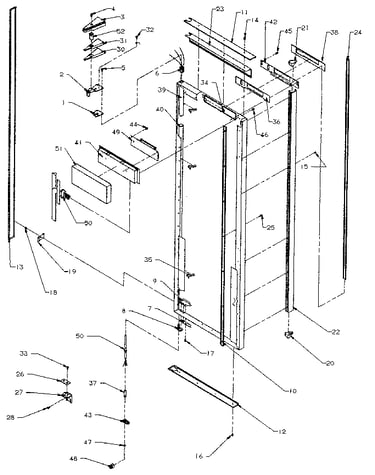 Refrigerator door