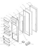 Refrigerator door