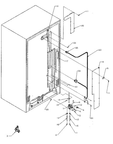 Cabinet back
