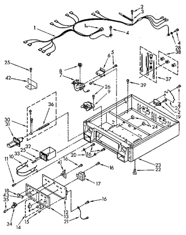 Control panel and separator