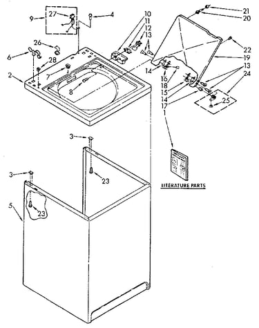 Top and cabinet