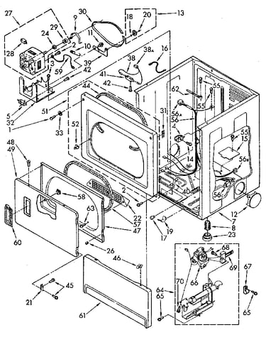 Lower cabinet & front panel