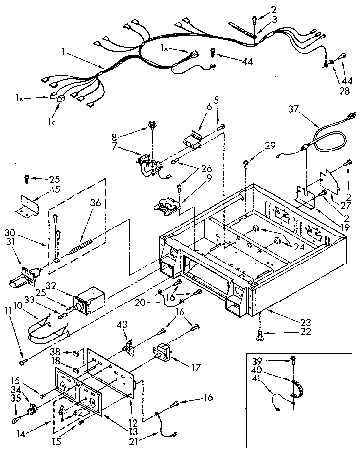 Control panel and separator