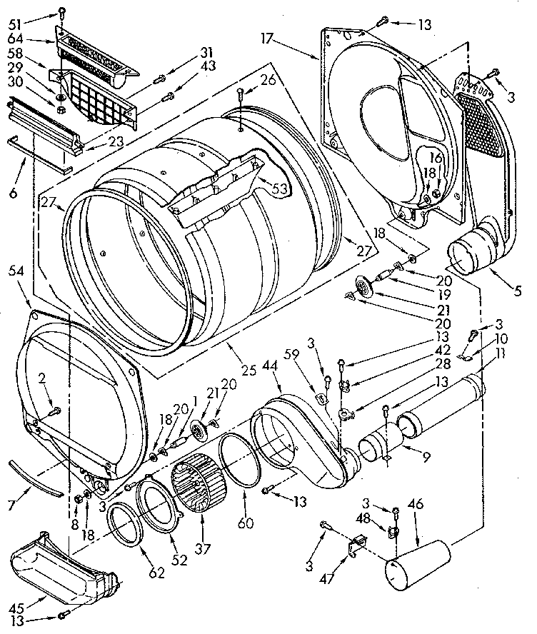 Upper and lower bulkhead