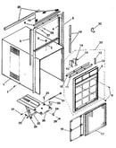 Cabinet and front panel