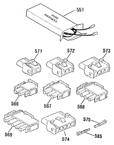 Wire harnesses and components