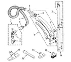 Kenmore 1162040092 hose and attachment diagram