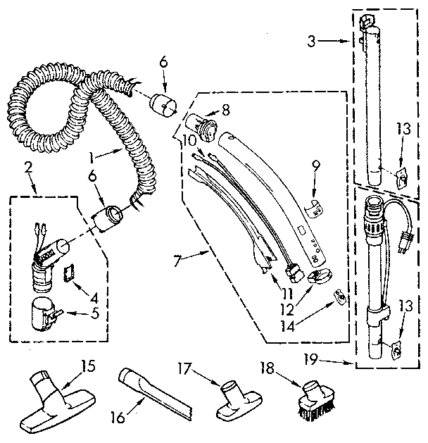 Hose and attachment