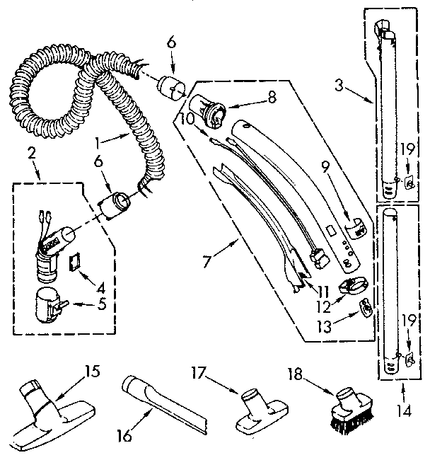 HOSE AND ATTACHMENT