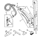 Kenmore 1163261091C hose and attachment diagram