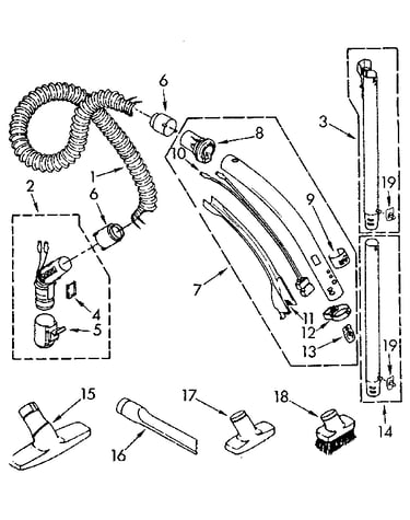 Hose and attachment