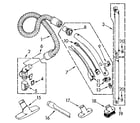 Kenmore 1163270190C hose and attachment diagram