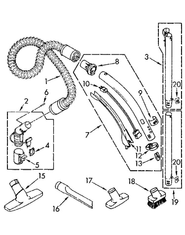 Hose and attachment