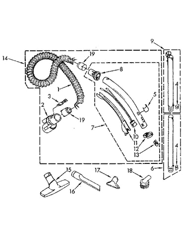 Hose and attachment