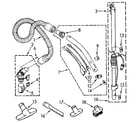 Kenmore 1162841190 hose and attachment diagram
