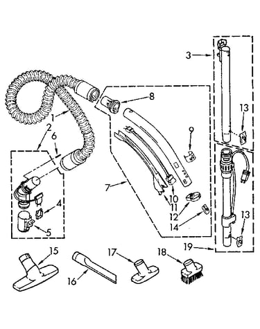 Hose and attachment