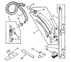 Kenmore 1163270191C hose and attachment diagram