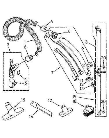 Hose and attachment