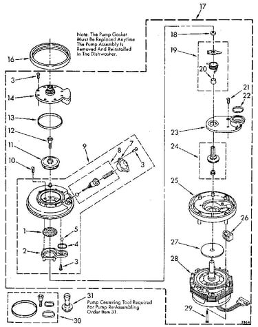 Pump and motor