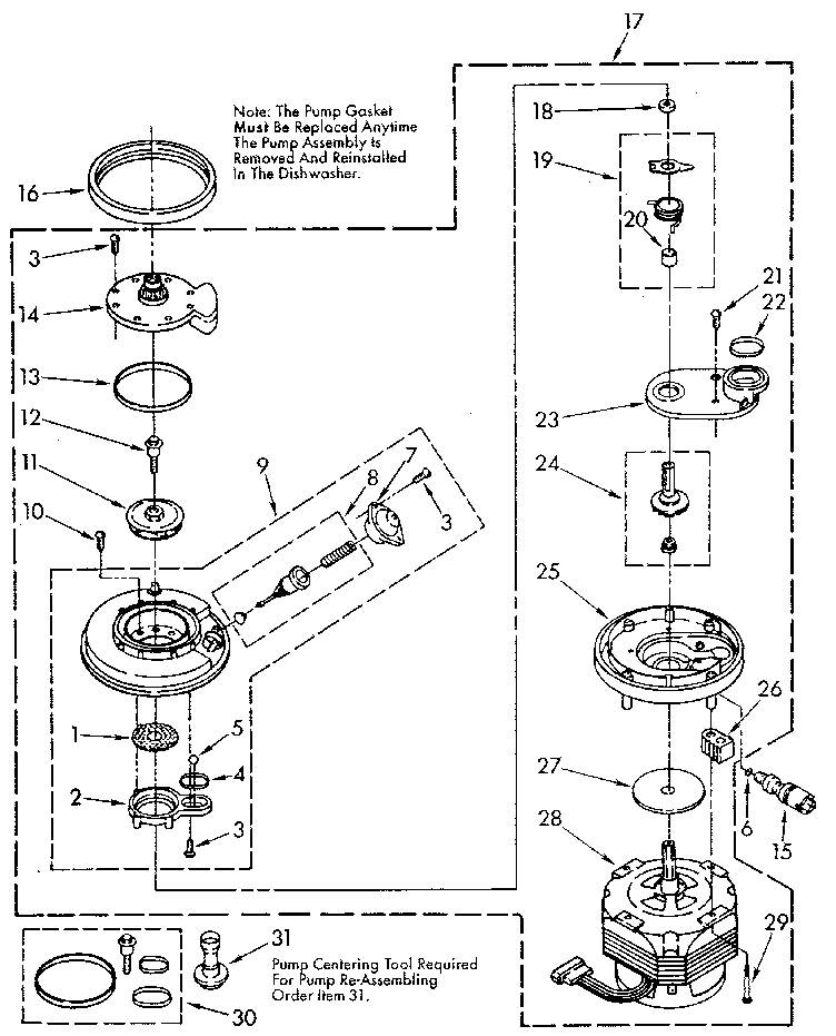 PUMP AND MOTOR