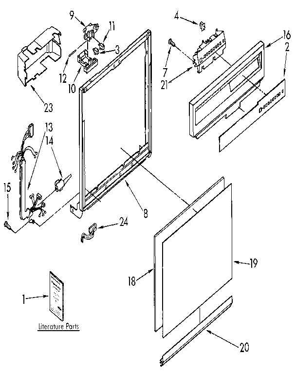 Frame and console