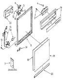 Frame and console
