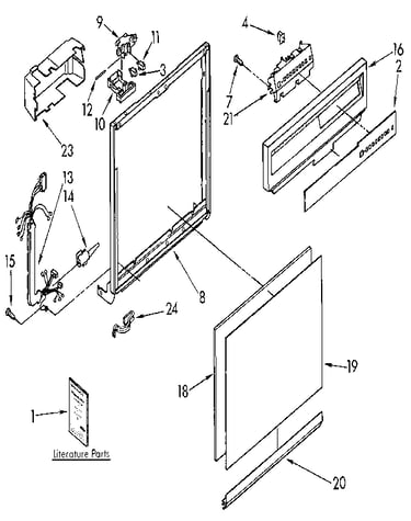 Frame and console
