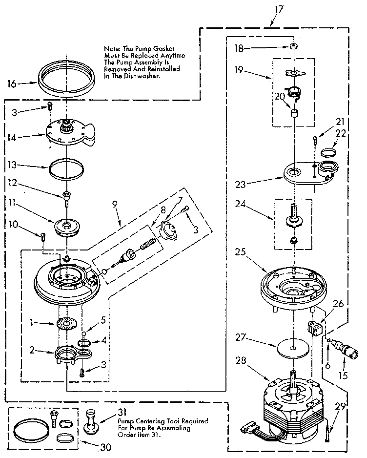 Pump and motor
