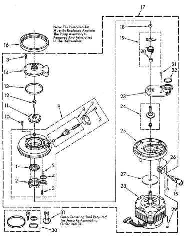 Pump and motor
