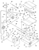 Broiler and oven burner section