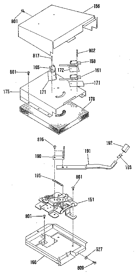 Door lock section