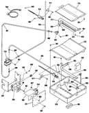 Broiler and oven burner section
