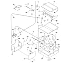 Kenmore 9117359181 broiler and oven burner section diagram