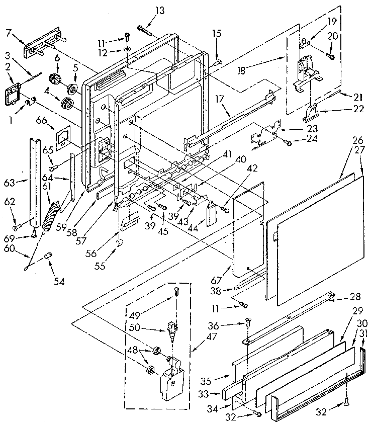 Door & toe panel