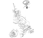 Craftsman 502255192 steering diagram